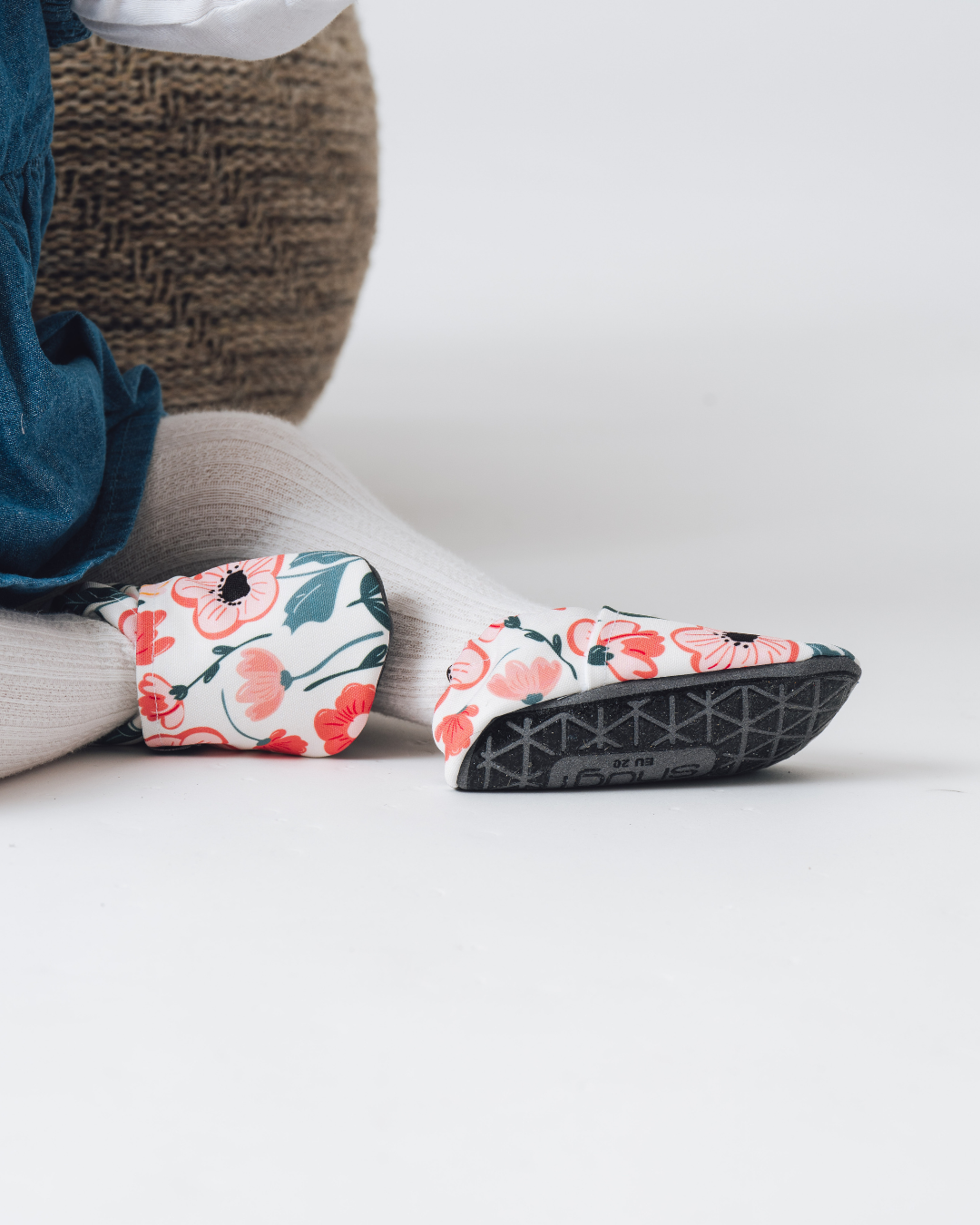 Zapatos barefoot Rosas rojas