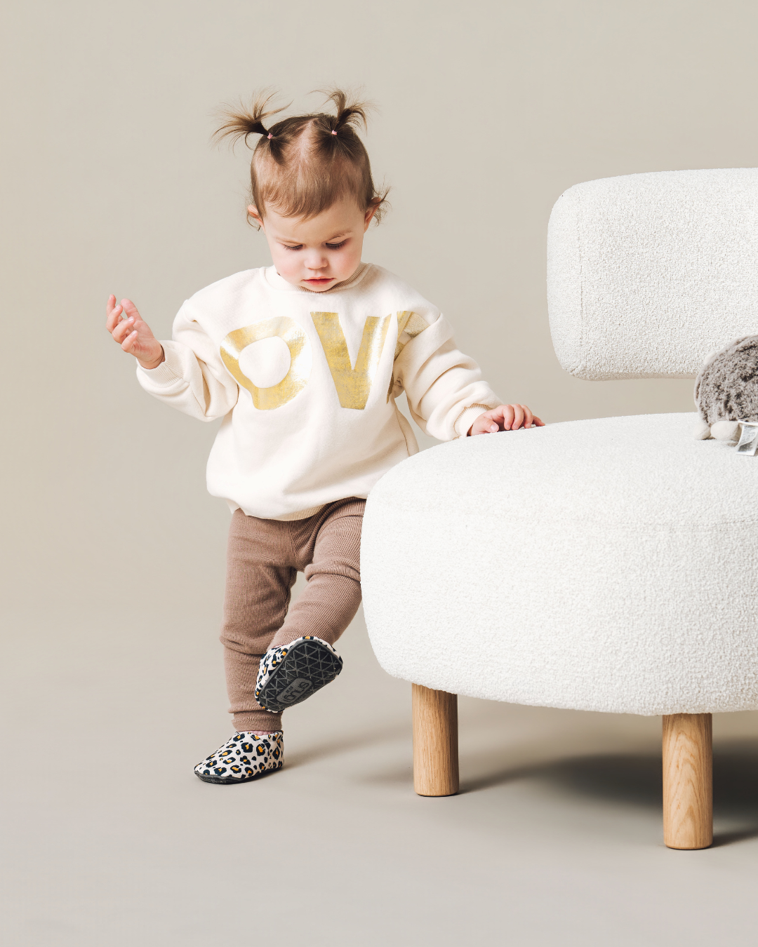 Zapatos barefoot Leopardo beige